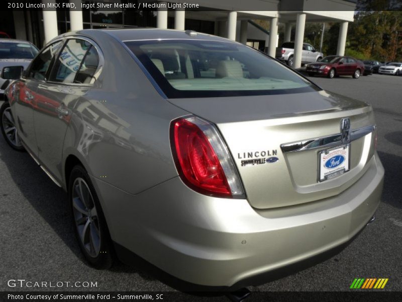 Ingot Silver Metallic / Medium Light Stone 2010 Lincoln MKX FWD