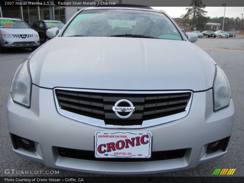 Radiant Silver Metallic / Charcoal 2007 Nissan Maxima 3.5 SL