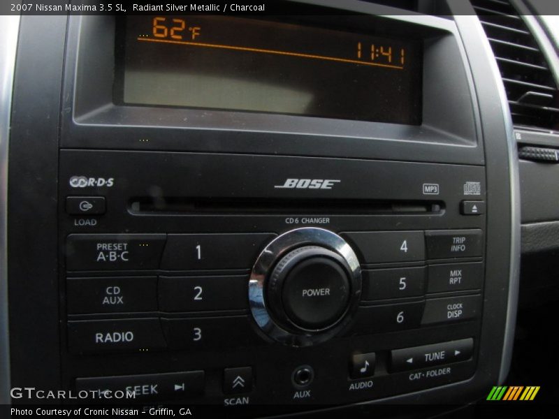Radiant Silver Metallic / Charcoal 2007 Nissan Maxima 3.5 SL