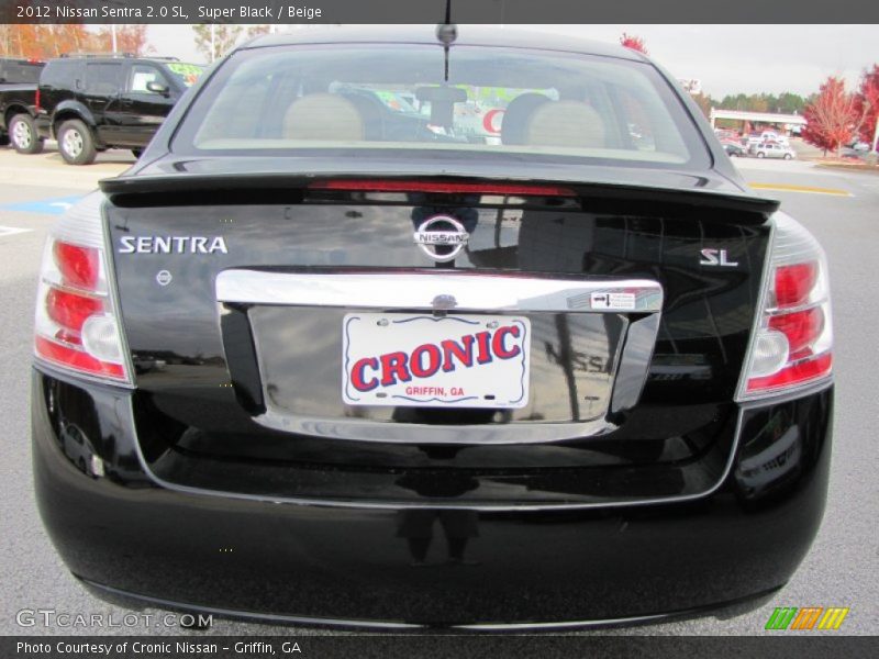 Super Black / Beige 2012 Nissan Sentra 2.0 SL