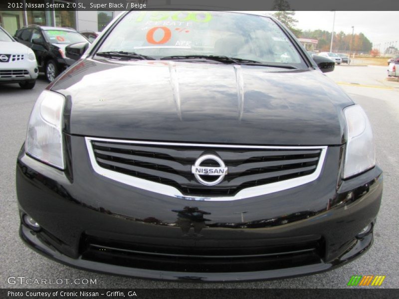 Super Black / Beige 2012 Nissan Sentra 2.0 SL