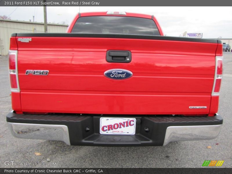 Race Red / Steel Gray 2011 Ford F150 XLT SuperCrew