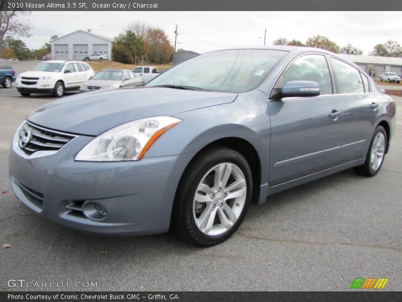 Ocean Gray / Charcoal 2010 Nissan Altima 3.5 SR