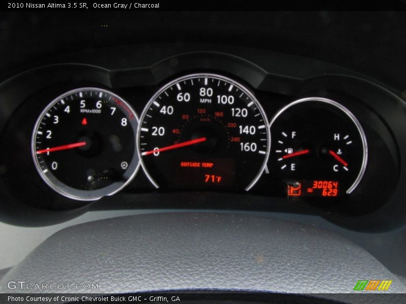 Ocean Gray / Charcoal 2010 Nissan Altima 3.5 SR