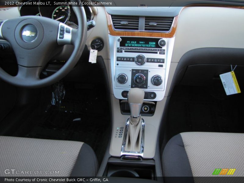 Summit White / Cocoa/Cashmere 2012 Chevrolet Malibu LT