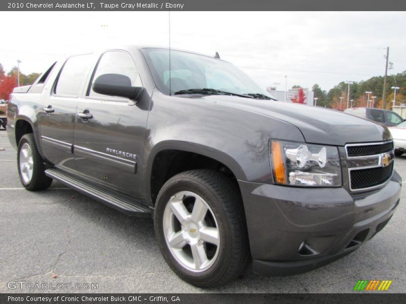 Taupe Gray Metallic / Ebony 2010 Chevrolet Avalanche LT