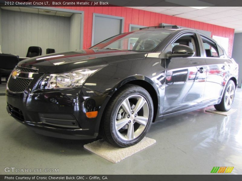 Black Granite Metallic / Jet Black 2012 Chevrolet Cruze LT