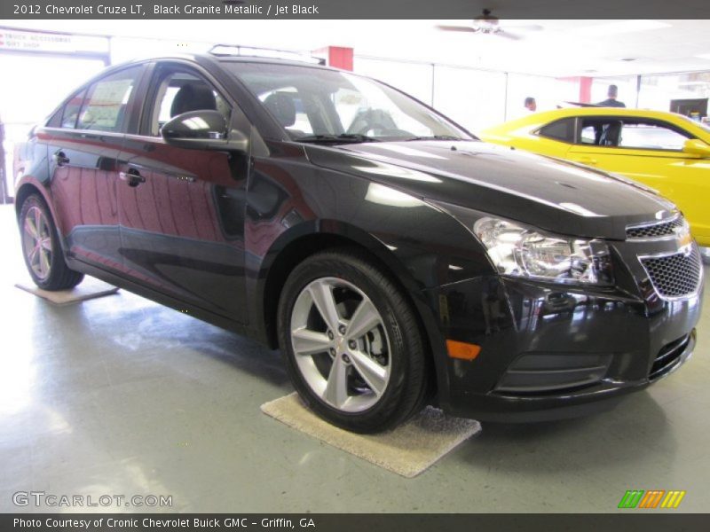 Black Granite Metallic / Jet Black 2012 Chevrolet Cruze LT