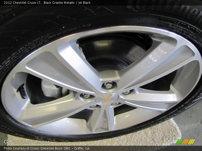 Black Granite Metallic / Jet Black 2012 Chevrolet Cruze LT