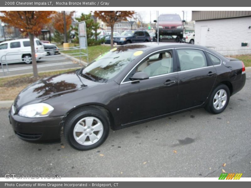 Mocha Bronze Metallic / Gray 2008 Chevrolet Impala LT