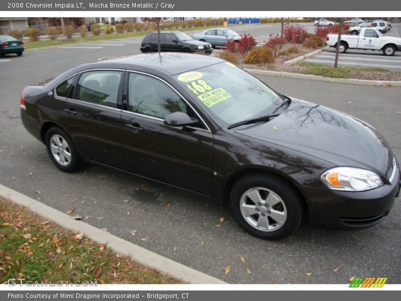 Mocha Bronze Metallic / Gray 2008 Chevrolet Impala LT