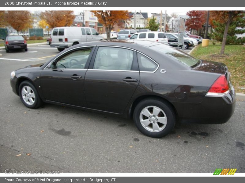 Mocha Bronze Metallic / Gray 2008 Chevrolet Impala LT