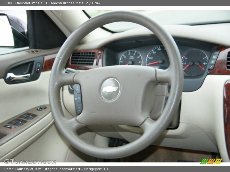 Mocha Bronze Metallic / Gray 2008 Chevrolet Impala LT