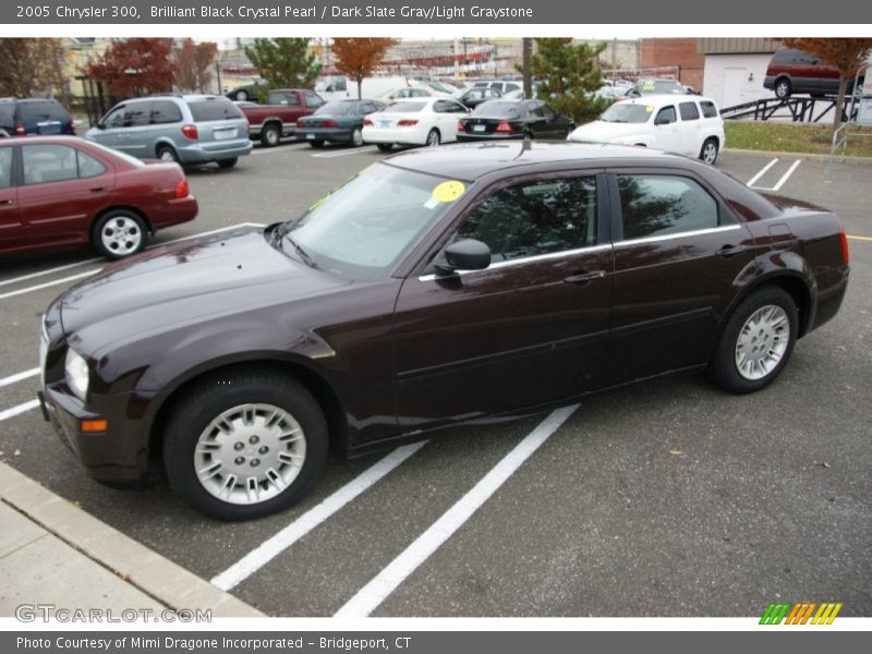 Brilliant Black Crystal Pearl / Dark Slate Gray/Light Graystone 2005 Chrysler 300