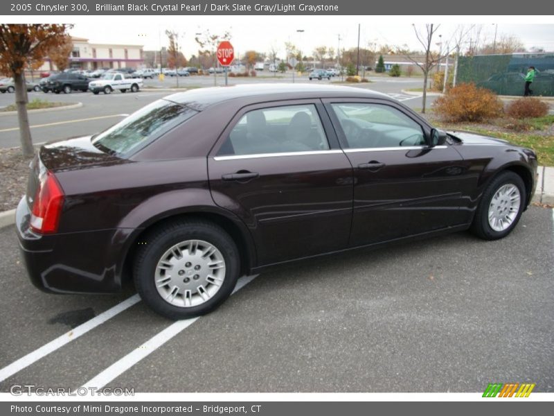 Brilliant Black Crystal Pearl / Dark Slate Gray/Light Graystone 2005 Chrysler 300
