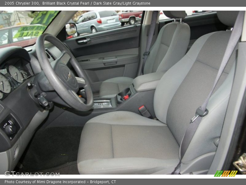 Brilliant Black Crystal Pearl / Dark Slate Gray/Light Graystone 2005 Chrysler 300