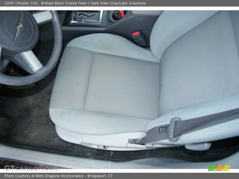 Brilliant Black Crystal Pearl / Dark Slate Gray/Light Graystone 2005 Chrysler 300