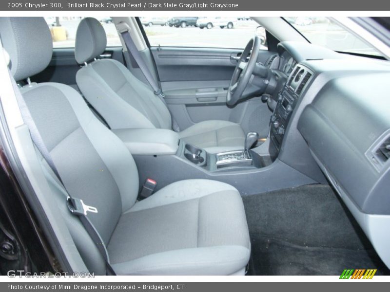 Brilliant Black Crystal Pearl / Dark Slate Gray/Light Graystone 2005 Chrysler 300