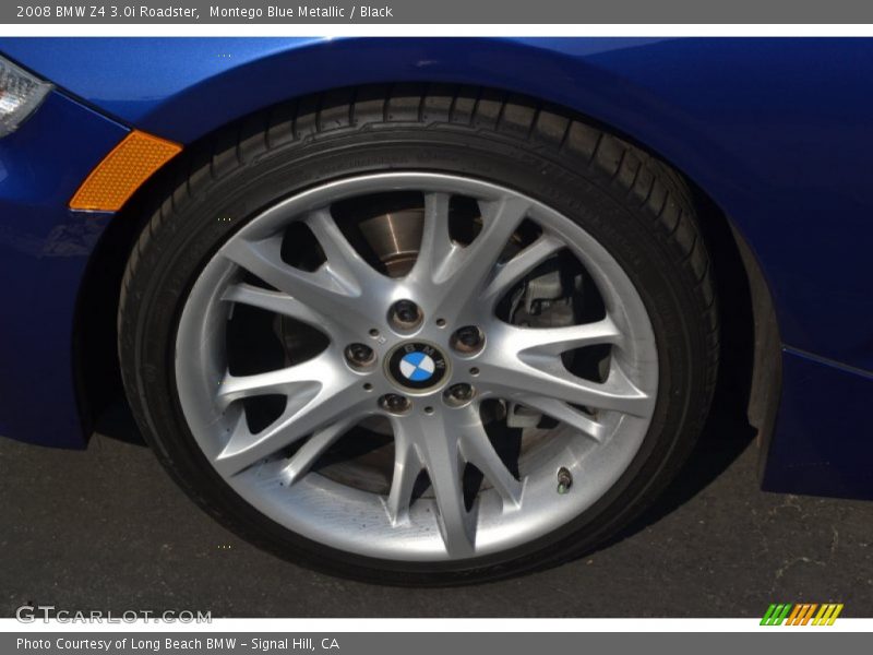 Montego Blue Metallic / Black 2008 BMW Z4 3.0i Roadster