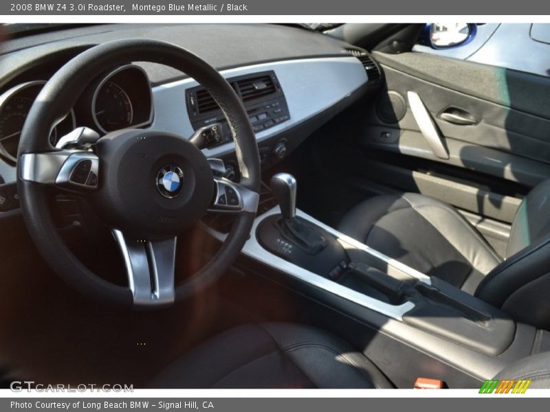 Montego Blue Metallic / Black 2008 BMW Z4 3.0i Roadster