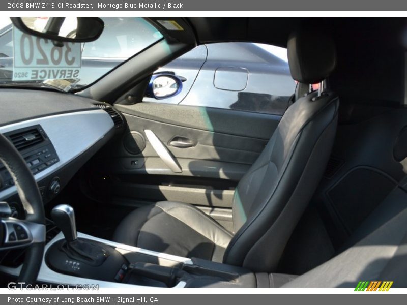 Montego Blue Metallic / Black 2008 BMW Z4 3.0i Roadster