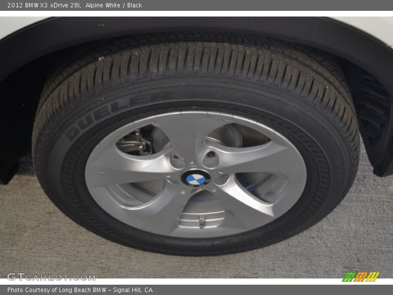 Alpine White / Black 2012 BMW X3 xDrive 28i