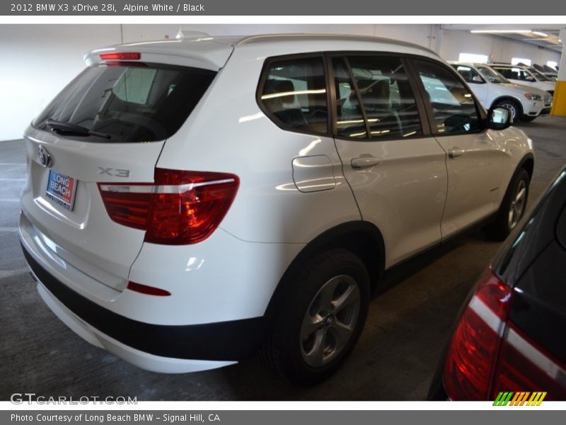 Alpine White / Black 2012 BMW X3 xDrive 28i