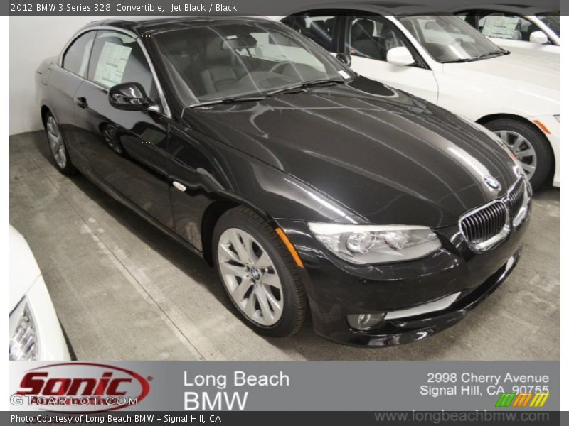 Jet Black / Black 2012 BMW 3 Series 328i Convertible