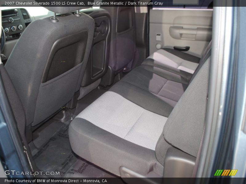 Blue Granite Metallic / Dark Titanium Gray 2007 Chevrolet Silverado 1500 LS Crew Cab