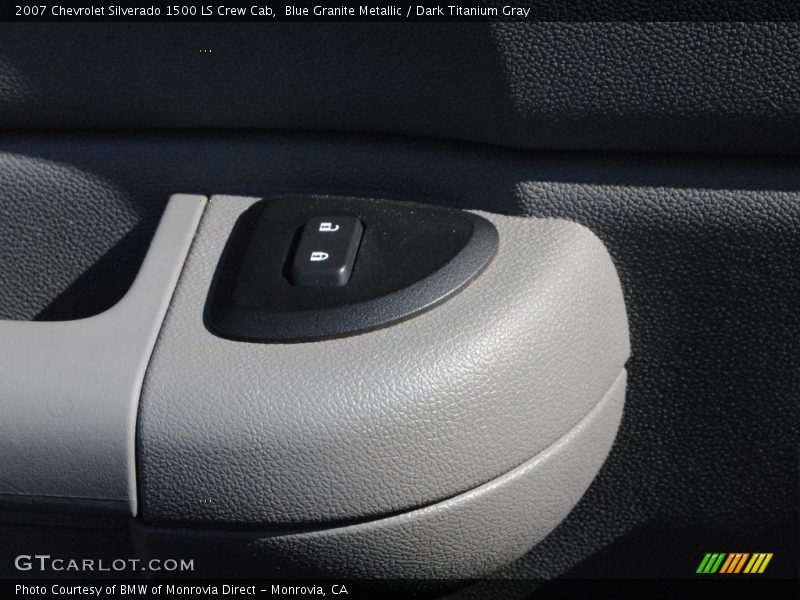 Blue Granite Metallic / Dark Titanium Gray 2007 Chevrolet Silverado 1500 LS Crew Cab
