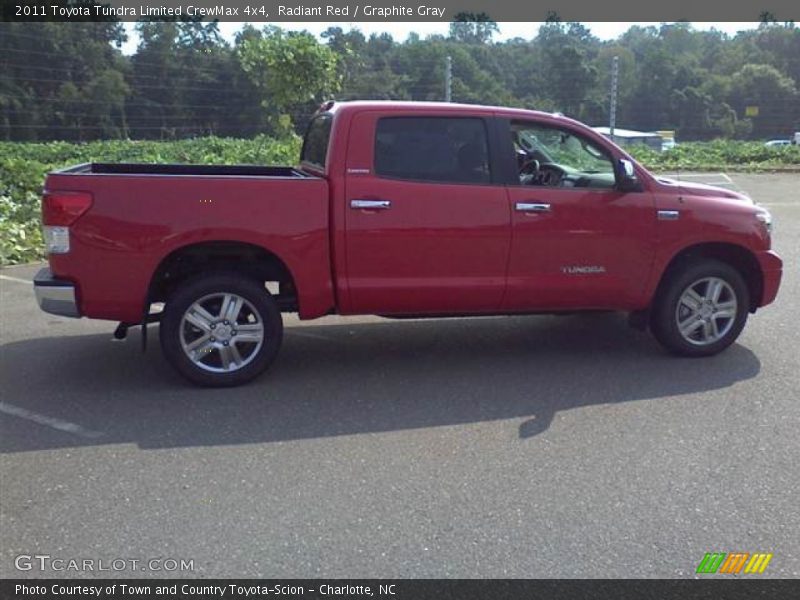 Radiant Red / Graphite Gray 2011 Toyota Tundra Limited CrewMax 4x4
