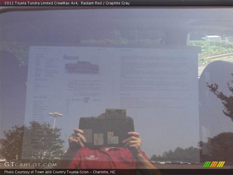 Radiant Red / Graphite Gray 2011 Toyota Tundra Limited CrewMax 4x4