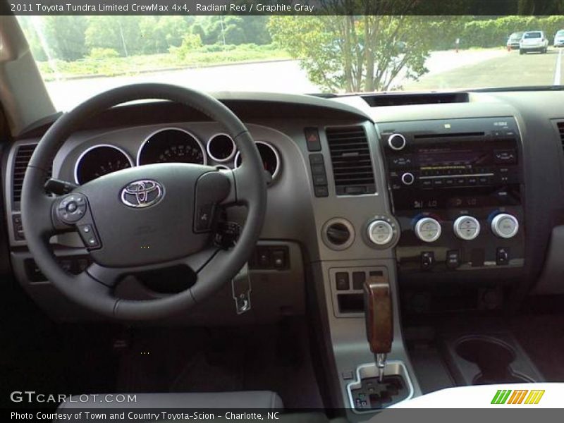 Radiant Red / Graphite Gray 2011 Toyota Tundra Limited CrewMax 4x4