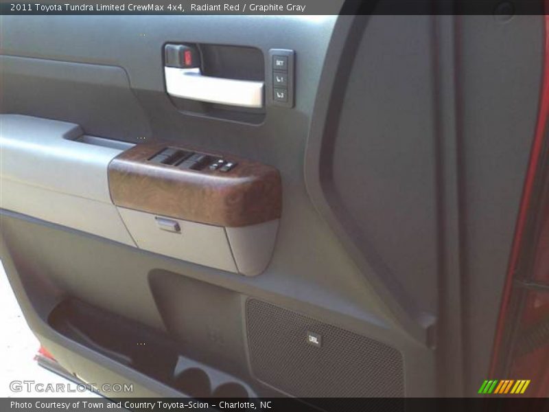 Radiant Red / Graphite Gray 2011 Toyota Tundra Limited CrewMax 4x4