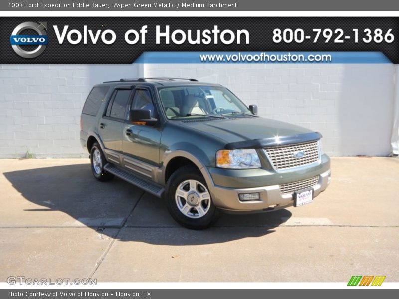 Aspen Green Metallic / Medium Parchment 2003 Ford Expedition Eddie Bauer