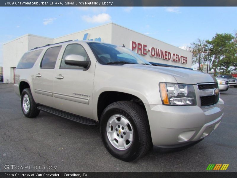 Silver Birch Metallic / Ebony 2009 Chevrolet Suburban LT 4x4