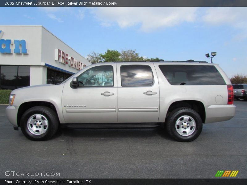 Silver Birch Metallic / Ebony 2009 Chevrolet Suburban LT 4x4