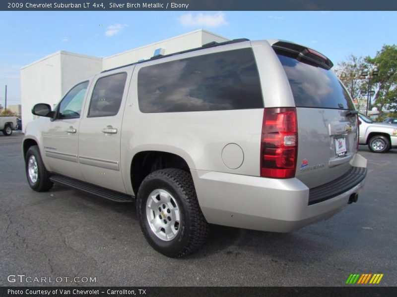 Silver Birch Metallic / Ebony 2009 Chevrolet Suburban LT 4x4