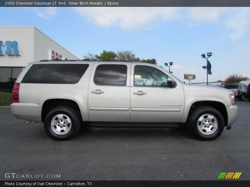 Silver Birch Metallic / Ebony 2009 Chevrolet Suburban LT 4x4