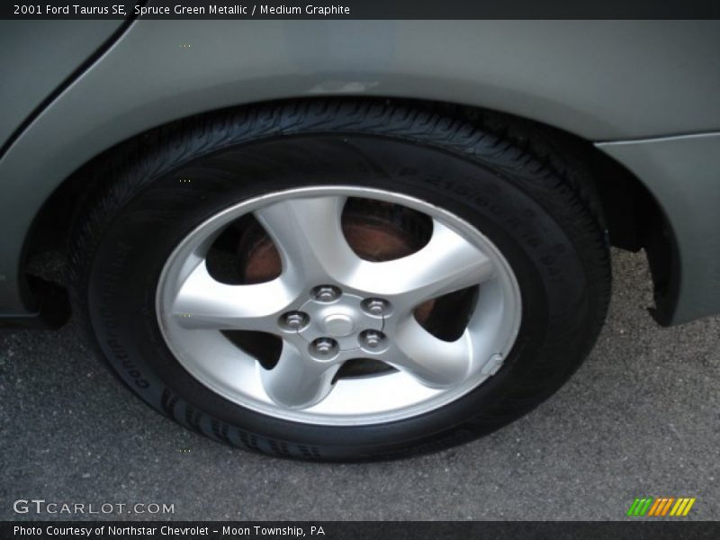 Spruce Green Metallic / Medium Graphite 2001 Ford Taurus SE