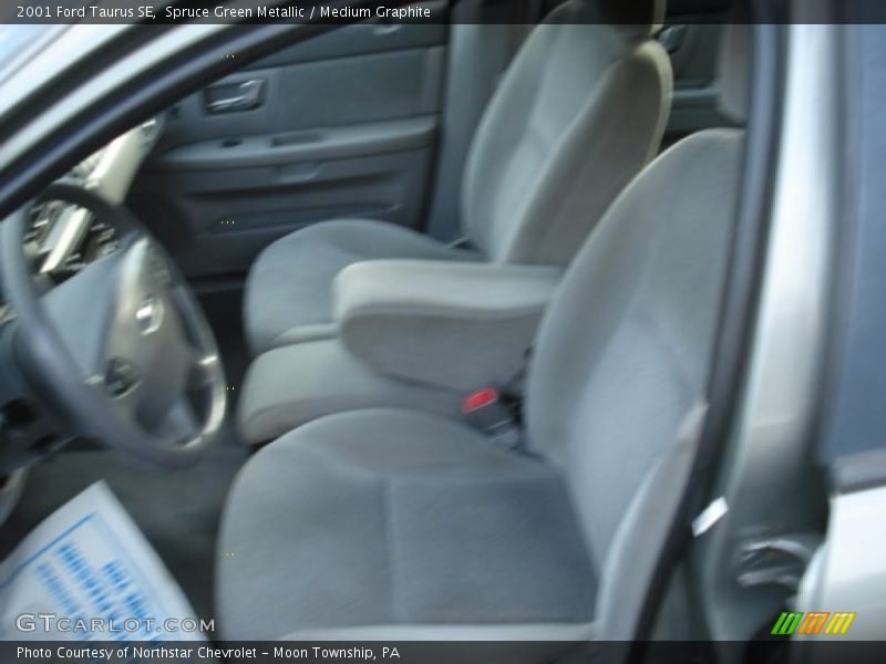 Spruce Green Metallic / Medium Graphite 2001 Ford Taurus SE
