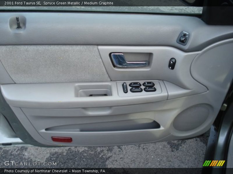 Spruce Green Metallic / Medium Graphite 2001 Ford Taurus SE