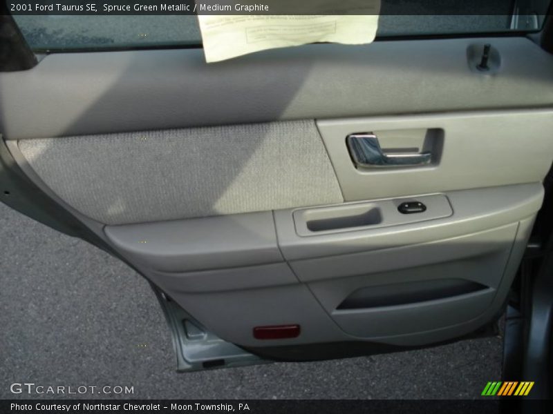 Spruce Green Metallic / Medium Graphite 2001 Ford Taurus SE
