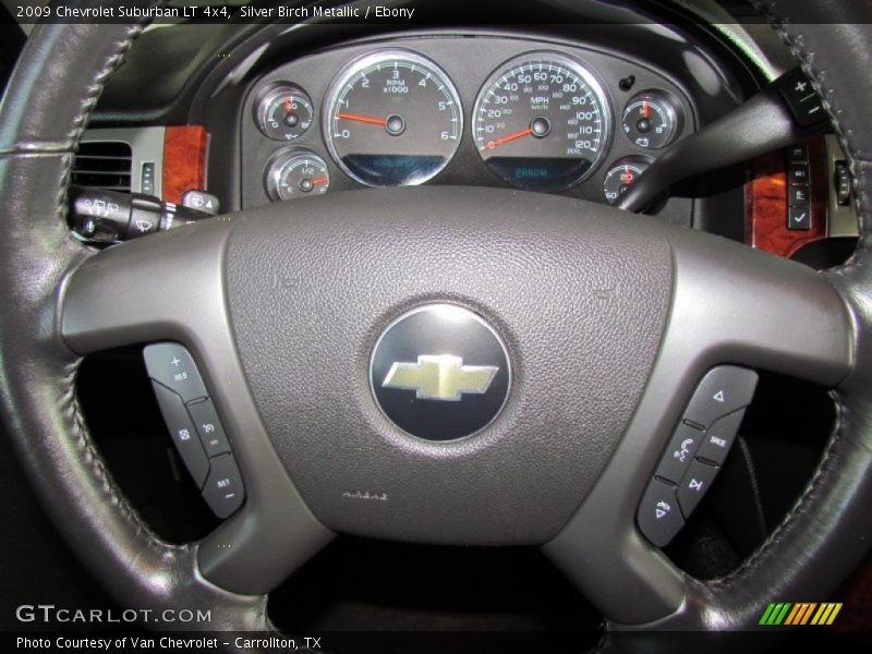 Silver Birch Metallic / Ebony 2009 Chevrolet Suburban LT 4x4