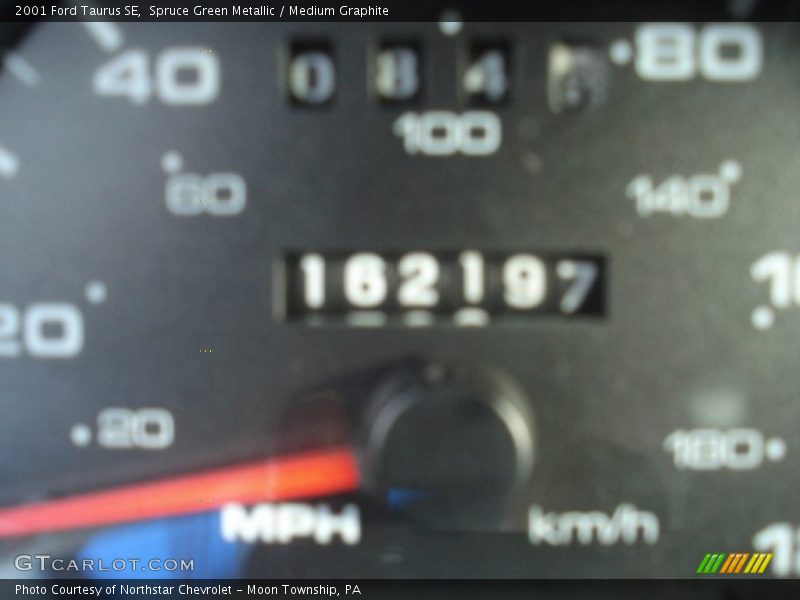 Spruce Green Metallic / Medium Graphite 2001 Ford Taurus SE