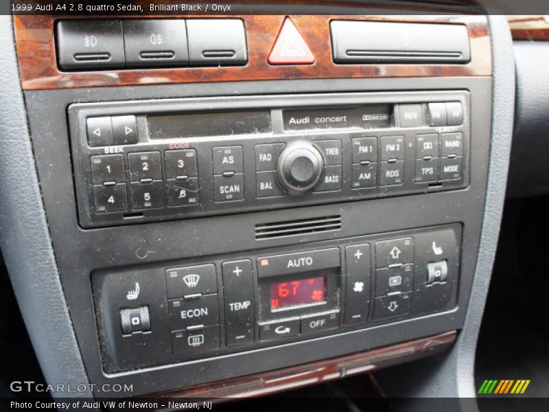 Audio System of 1999 A4 2.8 quattro Sedan