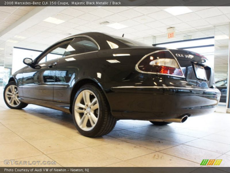 Majestic Black Metallic / Black 2008 Mercedes-Benz CLK 350 Coupe