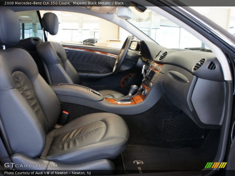 Majestic Black Metallic / Black 2008 Mercedes-Benz CLK 350 Coupe