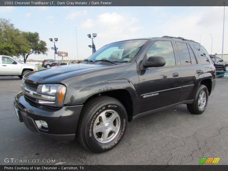 Dark Gray Metallic / Dark Pewter 2003 Chevrolet TrailBlazer LT