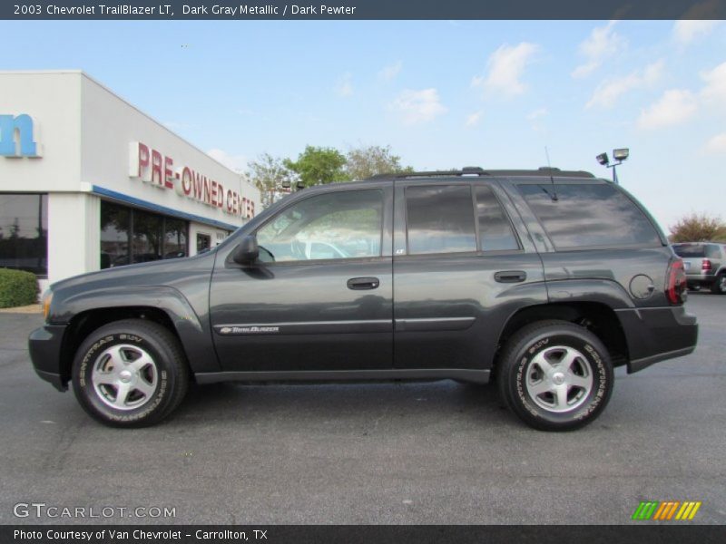 Dark Gray Metallic / Dark Pewter 2003 Chevrolet TrailBlazer LT
